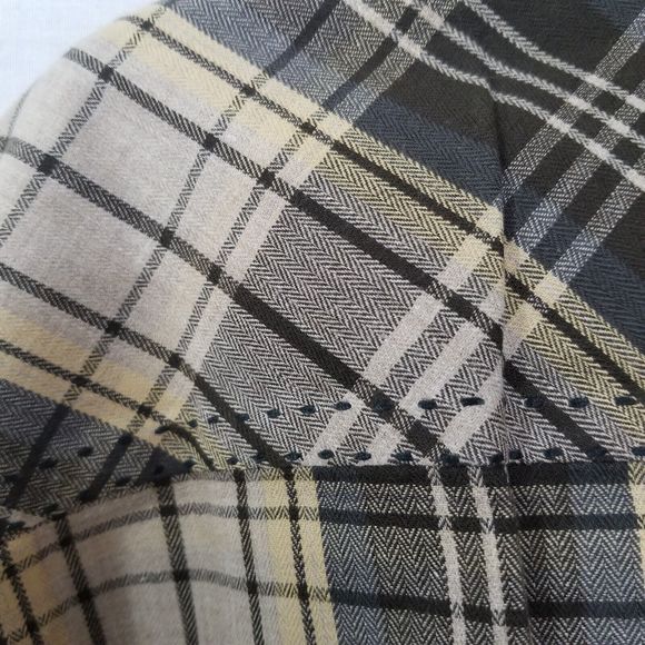 Method Button Down Shirt Mens Size XXL Tan Plaid - Picture 14 of 16